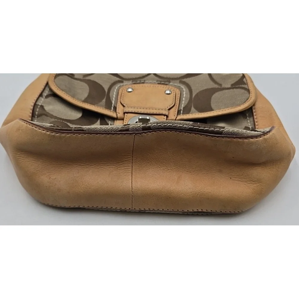 RARE Coach 70th Anniversary‎ Edition  Collectors Logo Satchel W/Crossbody Strap